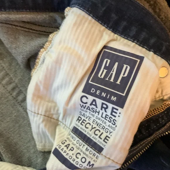 (Lori) GAP Blue Flare Wide Leg Jeans with Vintage Charm - Picture 7 of 10